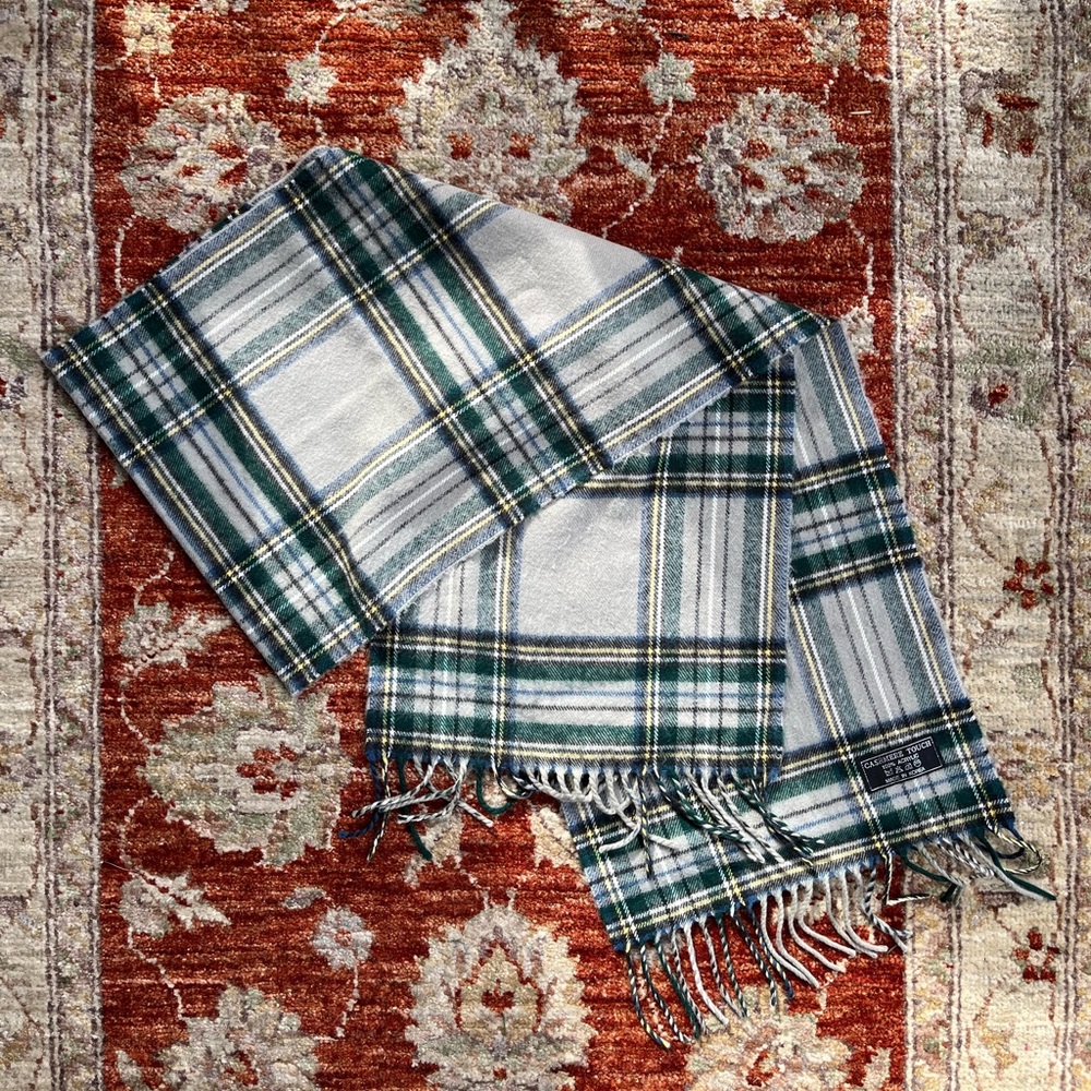 Cozy Fall Plaid Check Scarf